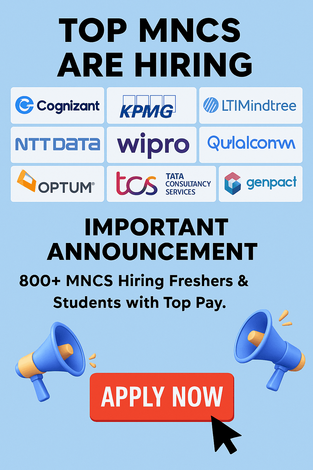 Top MNCs Are Hiring