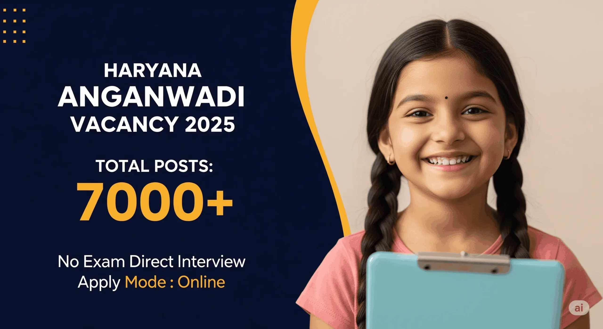 Haryana Anganwadi Recruitment 2025