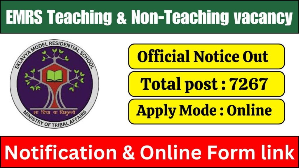 EMRS Teaching & Non-Teaching Recruitment 2025