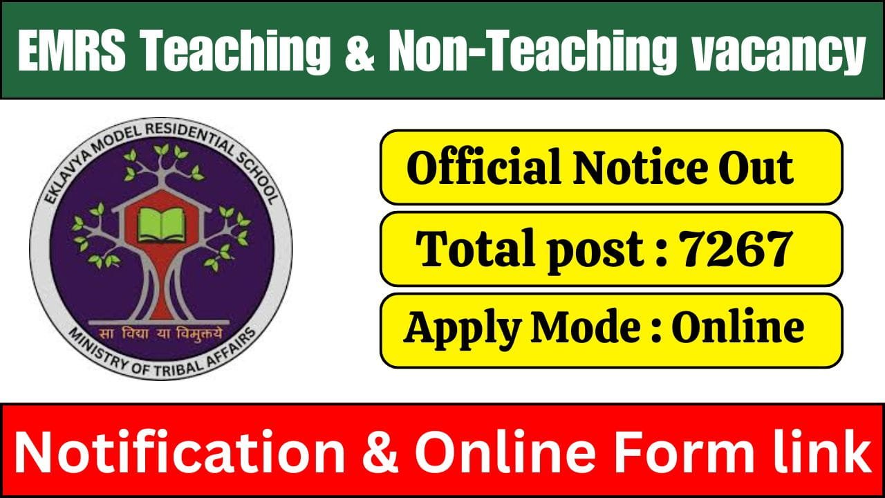EMRS Teaching & Non-Teaching Recruitment 2025