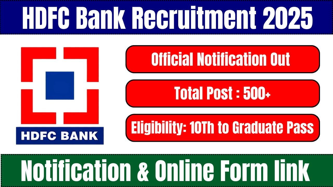 HDFC Bank Recruitment 2025