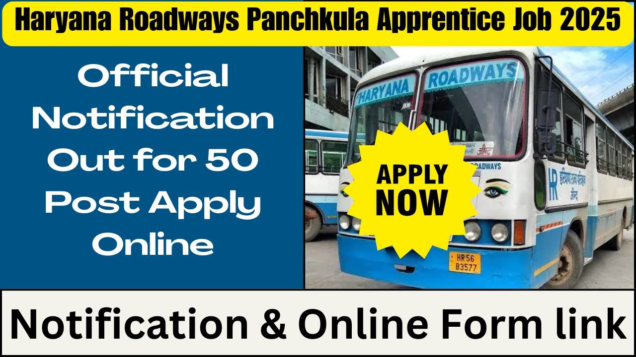 Haryana Roadways Panchkula Apprentice Recruitment 2025