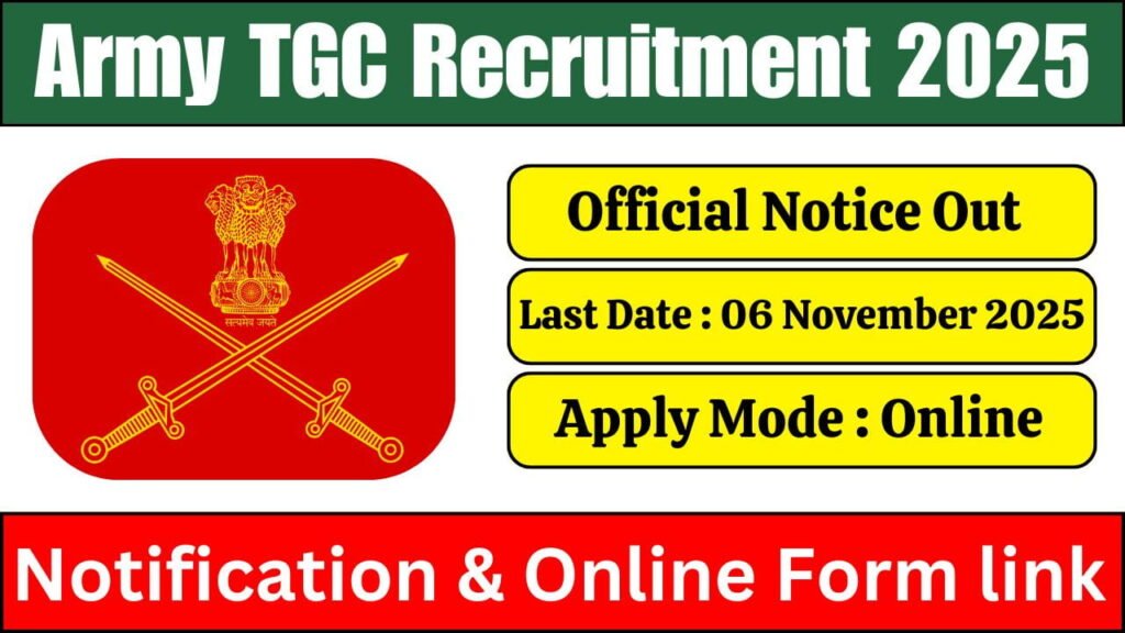 Army TGC Recruitment 2025