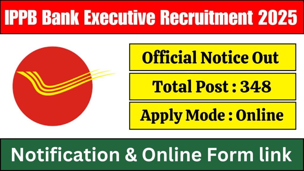 IPPB Bank Executive Recruitment 2025