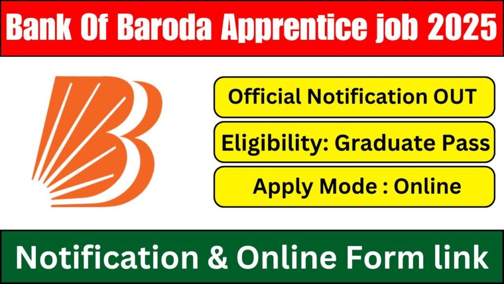 Bank of Baroda Apprentice Recruitment 2025