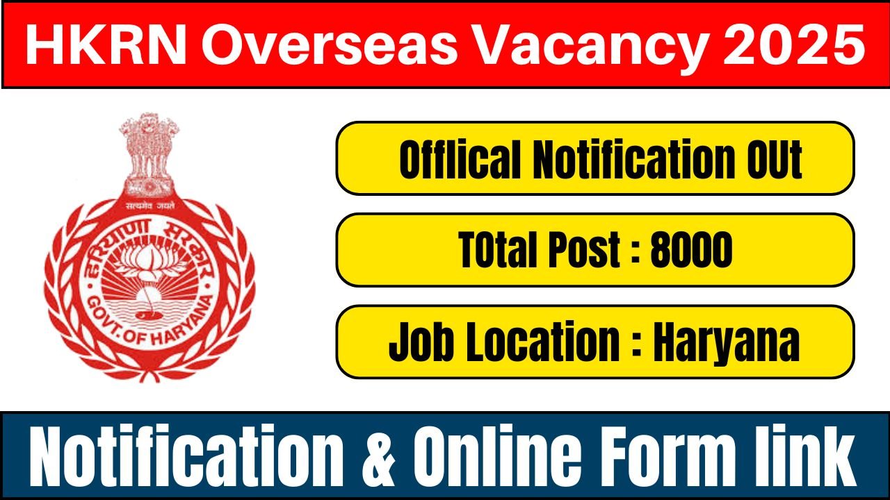 HKRN Overseas Vacancy Notification 2025
