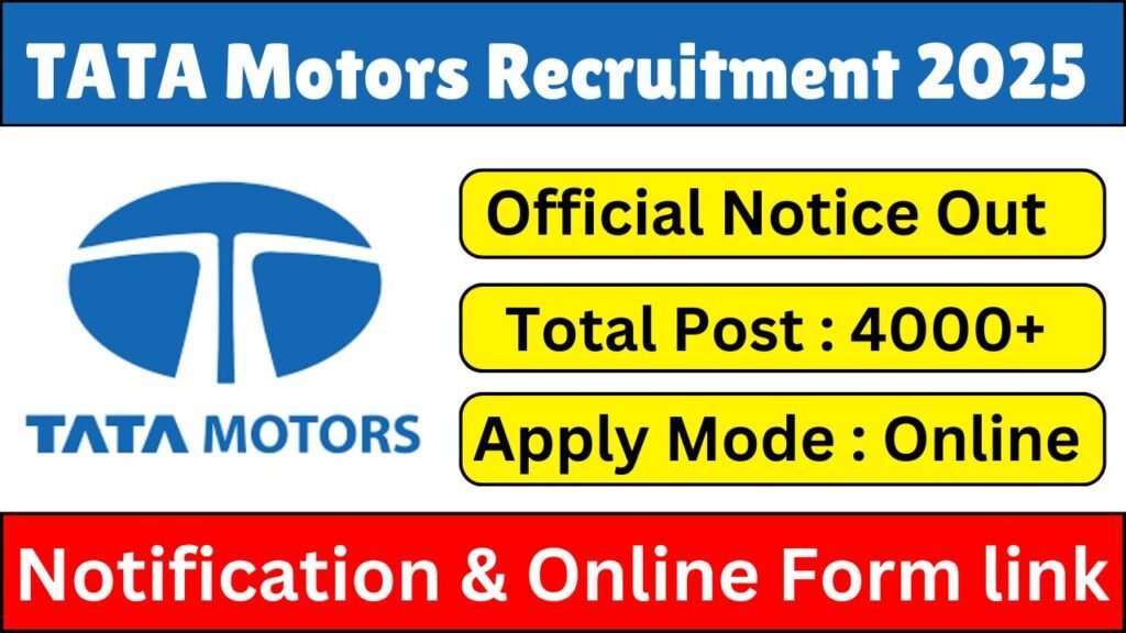 TATA Motors Recruitment 2025