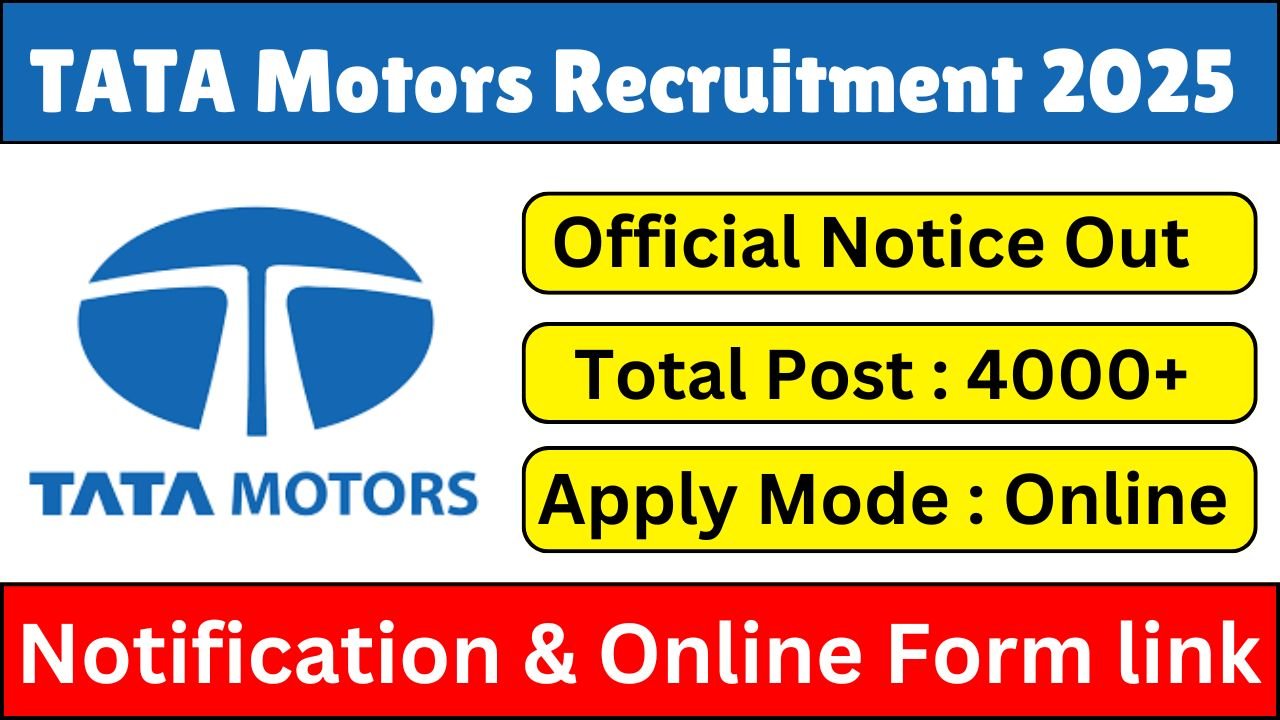 TATA Motors Recruitment 2025
