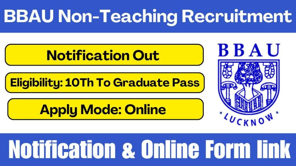BBAU Non-Teaching Recruitment 2025