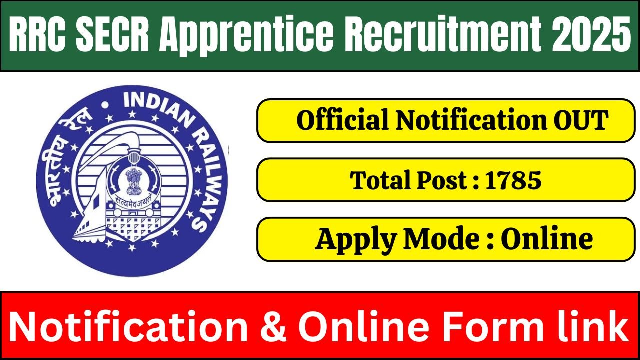 RRC SECR Apprentice Recruitment 2025