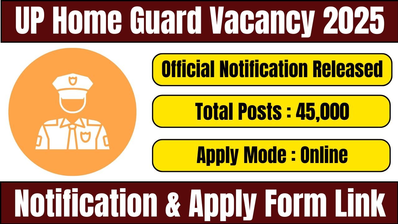 UP Home Guard Vacancy 2025