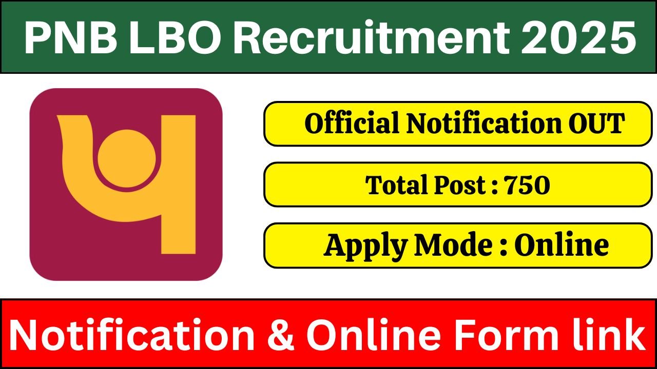 PNB LBO Recruitment 2025