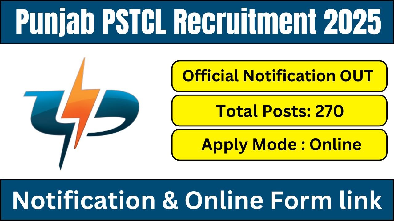 Punjab PSTCL Recruitment 2025