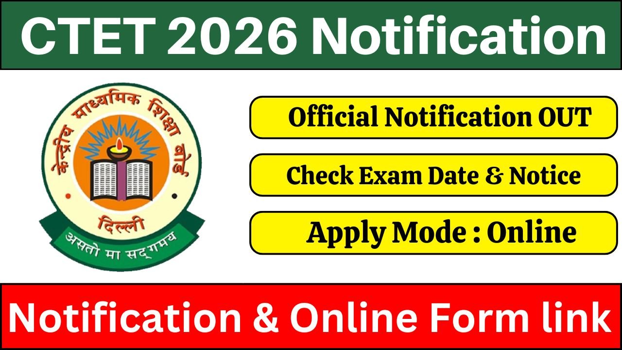 CTET 2026 Notification