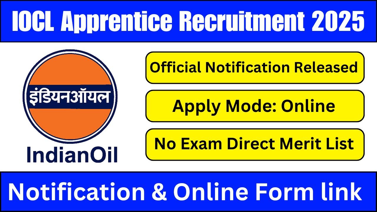 IOCL Apprentice Recruitment 2025